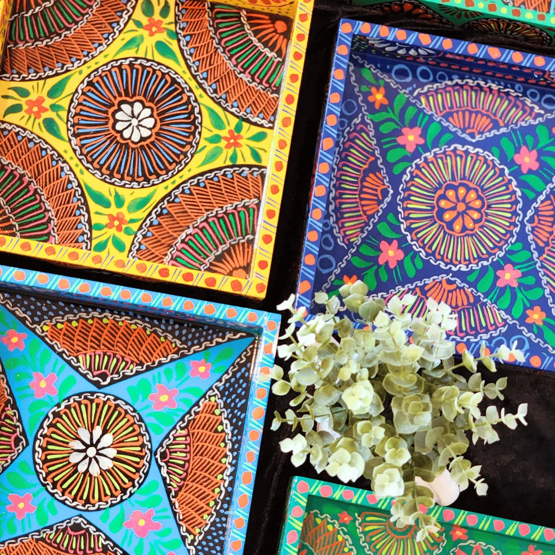Square tray bundi